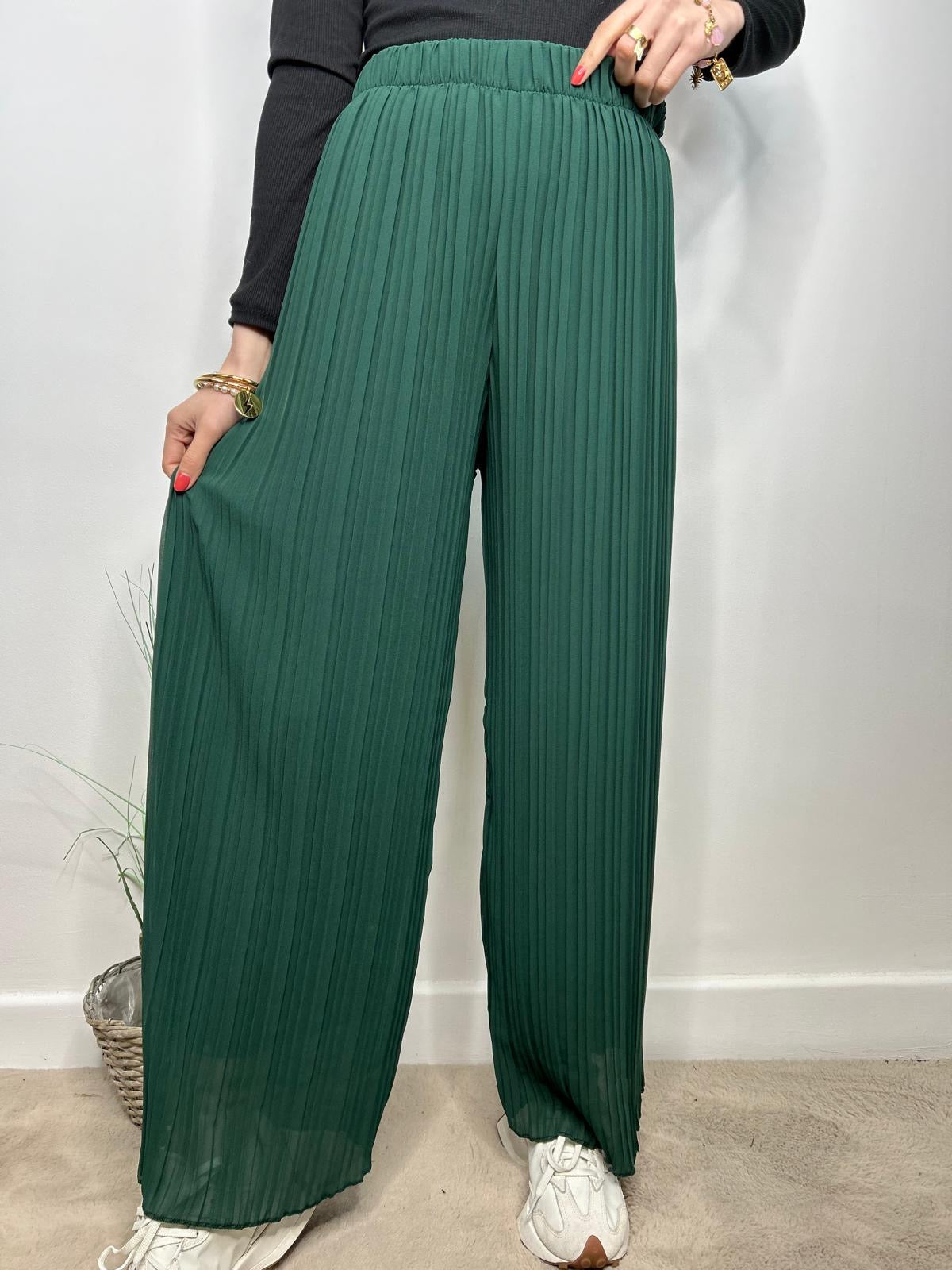 Pantalon Clara vert